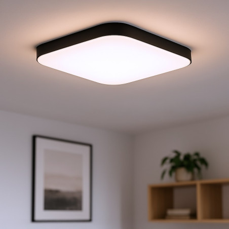 NOWOŚĆ ML1836 Plafon Nemo Czarny 36W LED Milagro