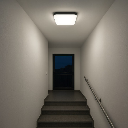 NOWOŚĆ ML1836 Plafon Nemo Czarny 36W LED Milagro