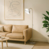 NOWOŚĆ ML2338 Lampa podłogowa ZACK CASHMERE 1xE27 Milagro