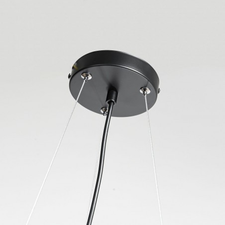 Reus lampa wisząca czarna LP-8069/1P BK