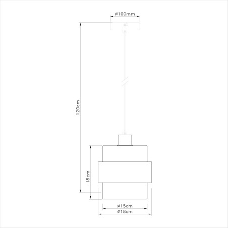 NOWOŚĆ ML2238 Lampa wisząca VALENTINO 1xE27 Milagro