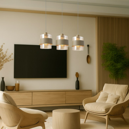 NOWOŚĆ ML2239 Lampa wisząca VALENTINO 3xE27 Milagro