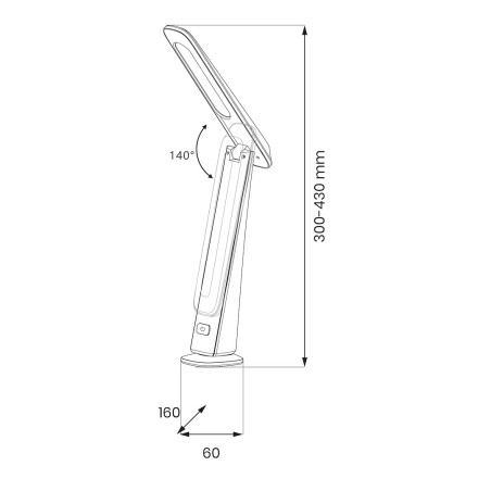 NOWOŚĆ ML2247 Lampka biurkowa TOP 4W LED Milagro