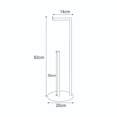 NOWOŚĆ Meble dekoracyjne KS-59 PAPER STAND z serii KAJA HOME Kaja