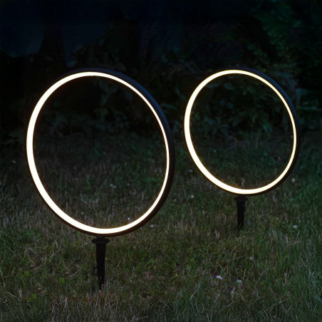 NOWOŚĆ EKO2360 Lampa Solarna Rings 2x1,5W 2x25lm 3000K Milagro