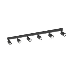 NOWOŚĆ Lampa sufitowa, Listwa, Reflektorki, Czarna 11370 NEX BLACK 6XGU10 Tk Lighting