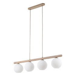 NOWOŚĆ Lampa wisząca na listwie, poczwórna 11080 VIRLO WHITE 4XE14 Tk Lighting