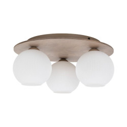 NOWOŚĆ Plafon, Lampa sufitowa potrójna z kloszami 11078 VIRLO WHITE 3XE14 Tk Lighting