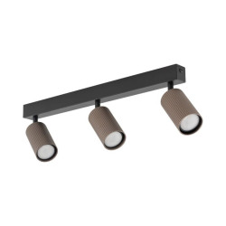 NOWOŚĆ Lampa sufitowa potrójna, Listwa, Reflektorki 16148 TUNE BROWN 3XGU10 Tk Lighting