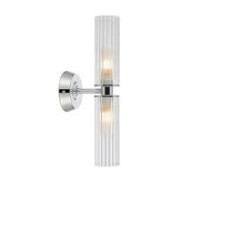Kinkiet 109027 RIMINI 2L Przezroczysty/Chrom IP44 Markslojd