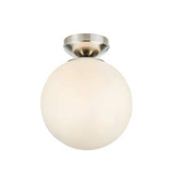 Plafon Lampa sufitowa 109024 STINTINO 1L Biały/Satyna Nikiel IP44 Markslojd