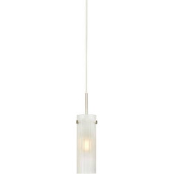 Lampa wisząca 109014 TIBIA 1L Mrożone szkło/Satyna nikiel Markslojd