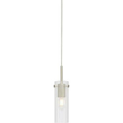 Lampa wisząca 109013 TIBIA 1L Przezroczysty/Satyna Nikiel Markslojd