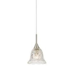 Lampa wisząca 109012 LUNA 1L Przezroczysty/Satyna Nikiel Markslojd