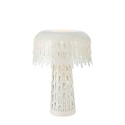 Lampa stołowa ażurowa 109006 VERBERA 1L Biała Markslojd