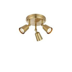 Plafon Plafoniera Reflektorki Lampa sufitowa 108980 TINY 3L Mosiądz Markslojd