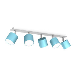 NOWOŚĆ MLP7608 Lampa sufitowa Dixie 5xGX53 Niebieski/Biały Milagro