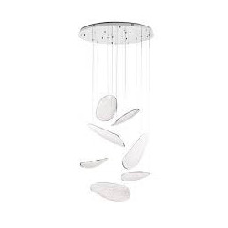 NOWOŚĆ MAXLIGHT P0634D LAMPA WISZĄCA EMPIRE 121W, CHROM