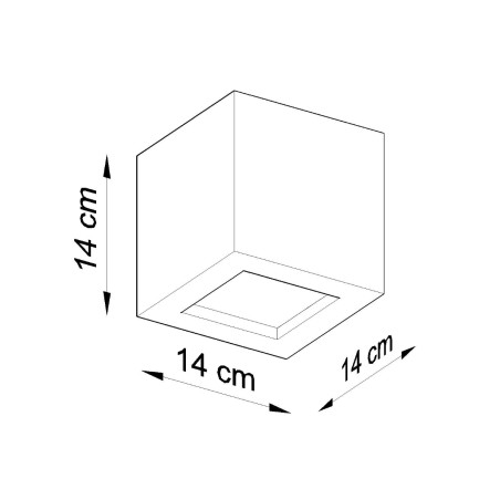 NOWOŚĆ Kinkiet ceramiczny LEOSL.0005 Sollux