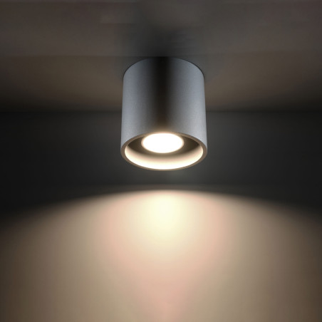 NOWOŚĆ Plafon ORBIS 1 szarySL.0018 Sollux