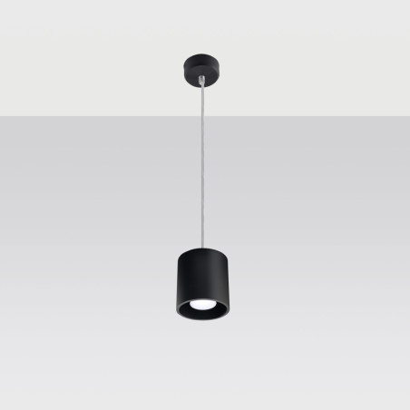 NOWOŚĆ Lampa wisząca ORBIS 1 czarnySL.0051 Sollux