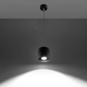 NOWOŚĆ Lampa wisząca ORBIS 1 czarnySL.0051 Sollux