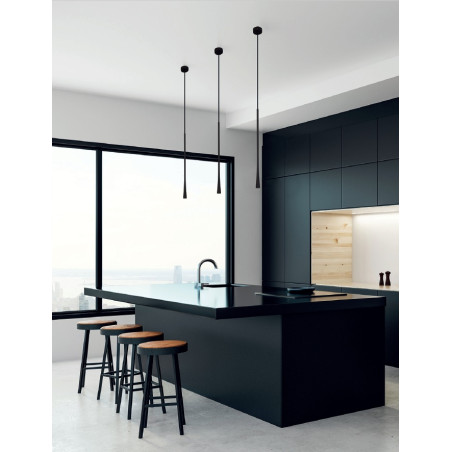 NOWOŚĆ MAXLIGHT P0372 LAMPA WISZĄCA COFFEE BLACK MAŁA