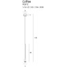 NOWOŚĆ MAXLIGHT P0372 LAMPA WISZĄCA COFFEE BLACK MAŁA