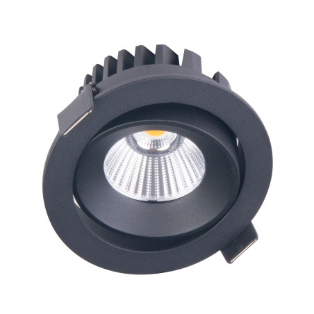 NOWOŚĆ MAXLIGHT H0095 3000K OPRAWA WPUSTOWA CYKLOP CZARNA IP65