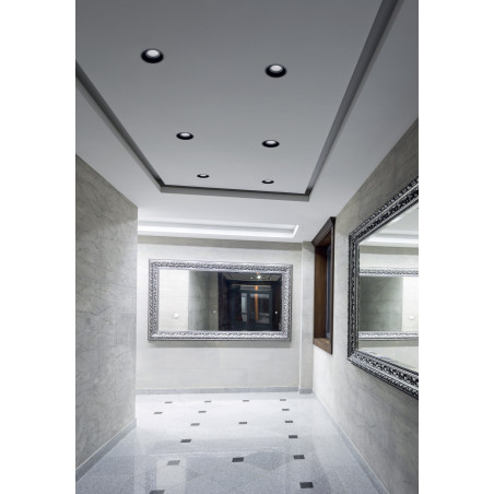 NOWOŚĆ MAXLIGHT H0111 OPRAWA WPUSTOWA DEEP CZARNA GU10