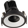 NOWOŚĆ MAXLIGHT H0107 OPRAWA WPUSTOWA GALEXO LED 7W CZARNA