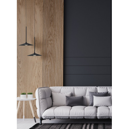 NOWOŚĆ MAXLIGHT P0456 LAMPA WISZĄCA HANA CZARNA