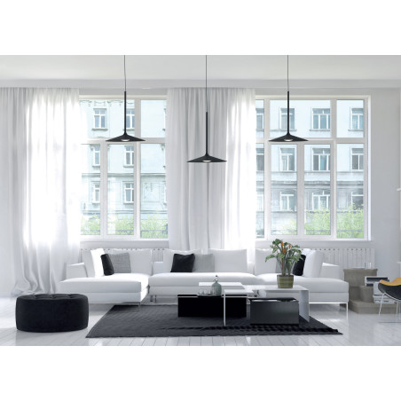 NOWOŚĆ MAXLIGHT P0456 LAMPA WISZĄCA HANA CZARNA