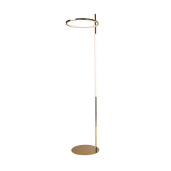 NOWOŚĆ MAXLIGHT F0050 LAMPA PODŁOGOWA LOZANNA 27W ZŁOTA