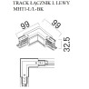 NOWOŚĆ MAXLIGHT MHT1-L/L-BK TRACK ŁĄCZNIK "L" lewy czarny