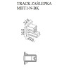 NOWOŚĆ MAXLIGHT MHT1-N-BK Zaślepka maskująca do szyny czarna