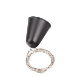 NOWOŚĆ MAXLIGHT MHT1-P15-BK TRACK ZAWIESIE LINKOWE 1,5m czarne z regulacją bez uchwytu