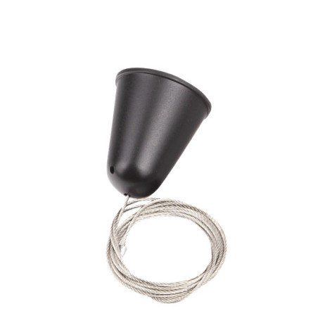NOWOŚĆ MAXLIGHT MHT1-P15-BK TRACK ZAWIESIE LINKOWE 1,5m czarne z regulacją bez uchwytu