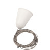 NOWOŚĆ MAXLIGHT MHT1-P15-WH TRACK ZAWIESIE LINKOWE 1,5m białe z regulacją bez uchwytu