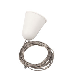 NOWOŚĆ MAXLIGHT MHT1-P30-WH TRACK ZAWIESIE LINKOWE 3m białe  z regulacją bez uchwytu