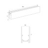 NOWOŚĆ MAXLIGHT NT0002 Szynoprzewód MICRO11  czarny wpuszczany KG 2mb