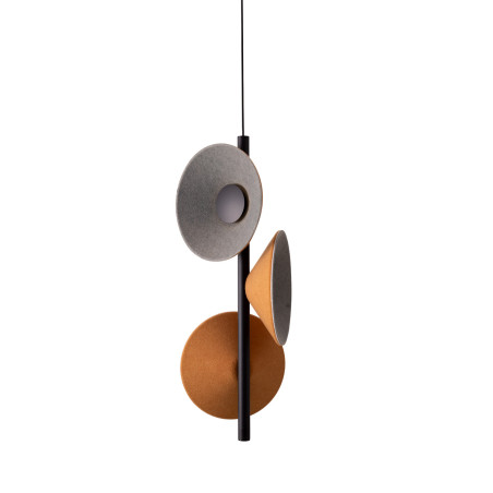 NOWOŚĆ MAXLIGHT P0564 LAMPA WISZACA PURO EARTH YELLOW&GREY