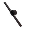 NOWOŚĆ MAXLIGHT W0348 KINKIET MERANO II CZARNY