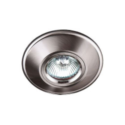 NOWOŚĆ MAXLIGHT H0028 OPRAWA WPUSTOWA METALOWA OKRAGŁA, METAL SZCZOTKOWANY, GU5.3