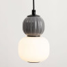 NOWOŚĆ MAXLIGHT P0626 LAMPA WISZACA MODERN 5W, OPAL + DARK GREY