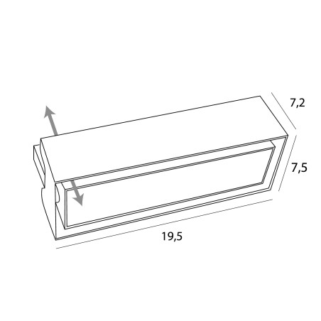 NOWOŚĆ MAXLIGHT H180.04 OPRAWA WPUSTOWA MODULAR, DO SKOMPLETOWANIA Z MODUŁEM HM180 I TRAFO HT180