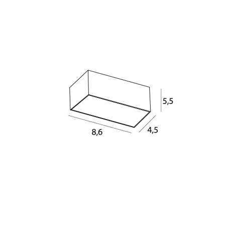 NOWOŚĆ MAXLIGHT H180.05 OPRAWA WPUSTOWA MODULAR, DO SKOMPLETOWANIA Z MODUŁEM HM180 I TRAFO HT180
