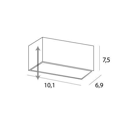 NOWOŚĆ MAXLIGHT H180.06 OPRAWA WPUSTOWA MODULAR, DO SKOMPLETOWANIA Z MODUŁEM HM180 I TRAFO HT180