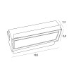 NOWOŚĆ MAXLIGHT H180.08 OPRAWA WPUSTOWA MODULAR, DO SKOMPLETOWANIA Z MODUŁEM HM180 I TRAFO HT180