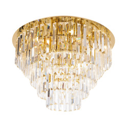 NOWOŚĆ MAXLIGHT C0206 PLAFON MONACO ZŁOTY Ø 60 cm